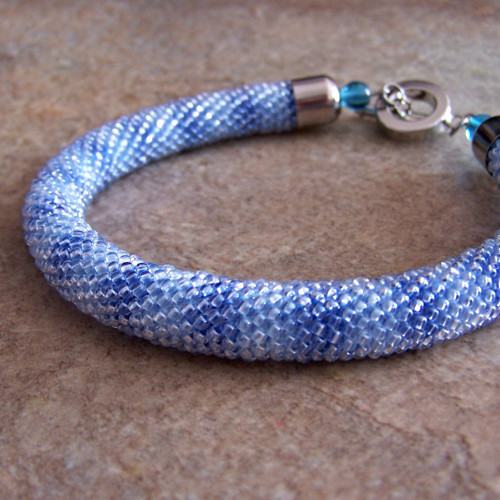 Náramek - ombré blue — foto 2