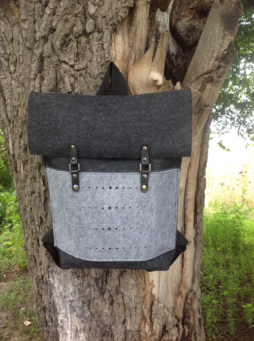Batoh / Grey Backpack — foto 3