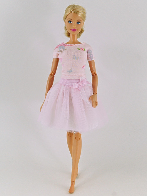 Barbie - Tričko s růžičkou — foto 2