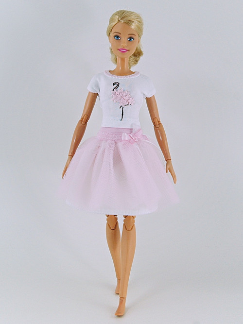 Barbie - Tričko s plameňákem — foto 2