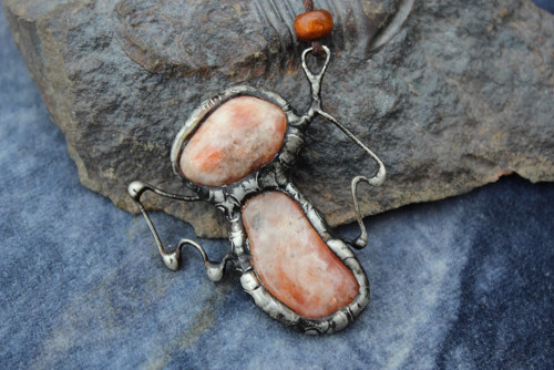 SLUNEČNÍ ANDĚL - cínovaný talisman — foto 2