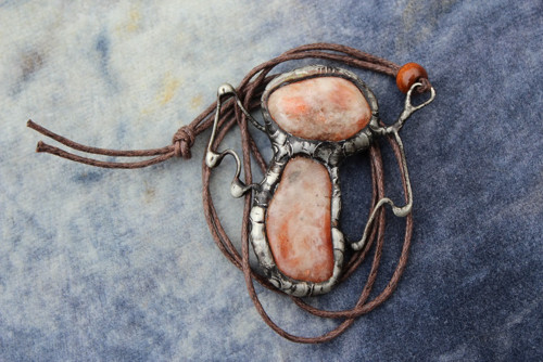 SLUNEČNÍ ANDĚL - cínovaný talisman — foto 3