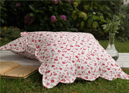 Polštář červené květy — foto 3