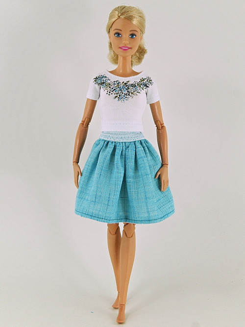 Barbie - Tričko s kvítím — foto 2