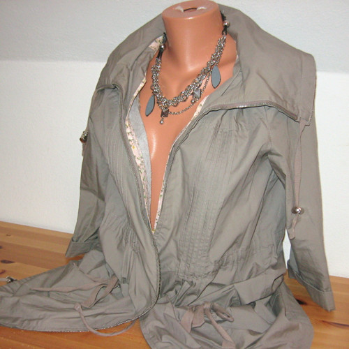 Praktická khaki bunda 14031 — foto 2
