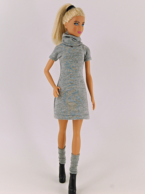 Barbie - Rolákošaty šedé — foto 4