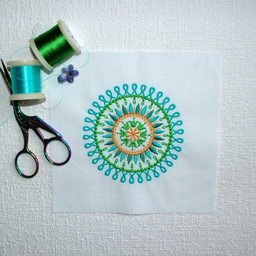Mandala na plátně JEDINÝ KUS — foto 2