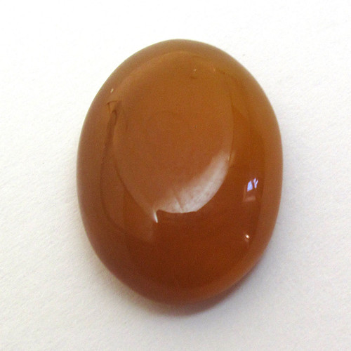 Kabošon hnědý onyx ovál 19,5mm — foto 2
