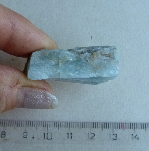Akvamarín surový - 3,8 cm — foto 4