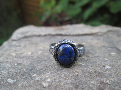 Prsten ,, Noční oblohy " s lapis - lazuli — foto 3