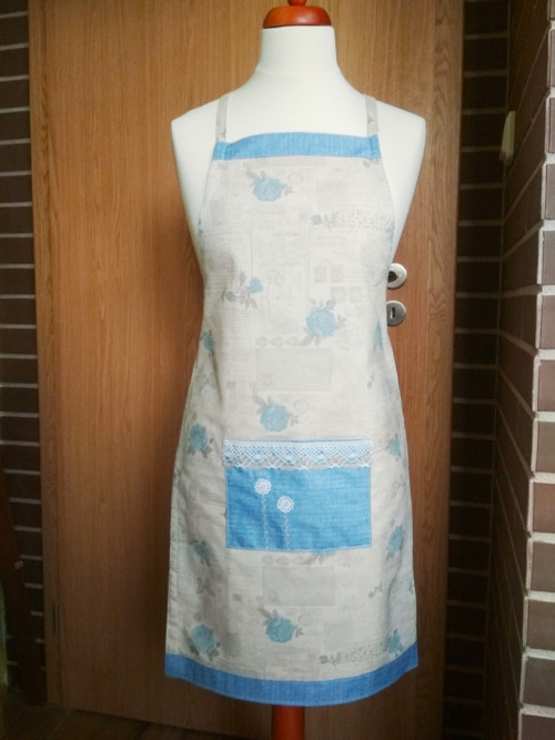 Zástěra " BLUE ROSE " — foto 2