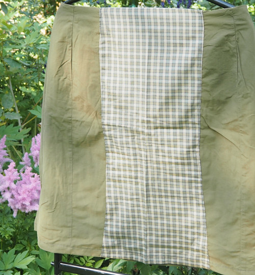 Sukně Káro A Khaki, Na Zip — foto 4