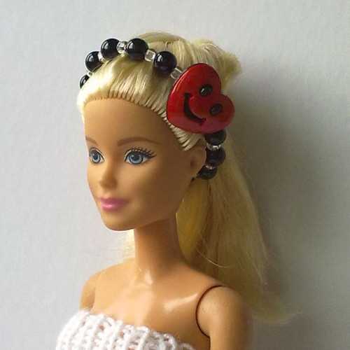 Čelenka pro Barbie - veselé srdce — foto 3