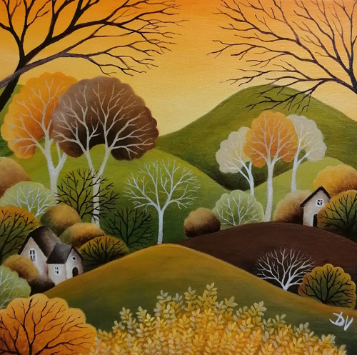 V tónech podzimu (30x30cm) — foto 5