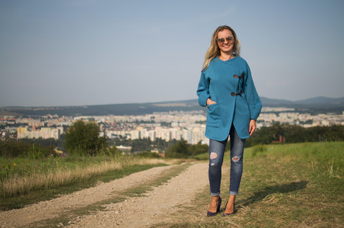 Oversize kabátik-dlhý — foto 2