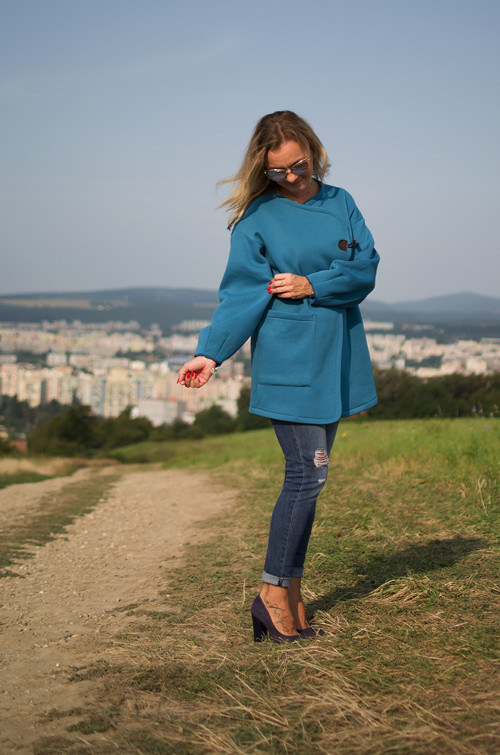 Oversize kabátik-dlhý — foto 3