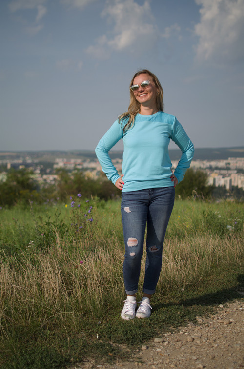 Mikina s čipkou — foto 2