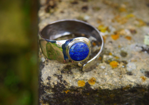 Nerezový náramek...." Silver and blue " — foto 3