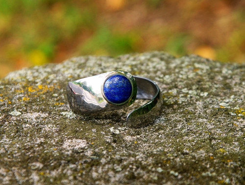 Nerezový náramek...." Silver and blue " — foto 2