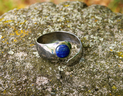Nerezový náramek...." Silver and blue " — foto 4
