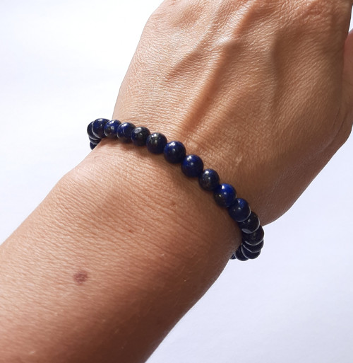 Náramek lapis lazuli jemný — foto 3