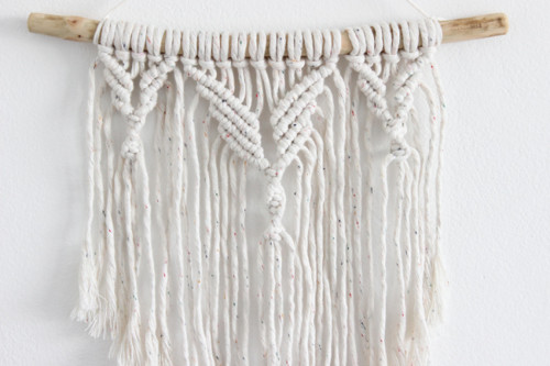 Duhový prach - macramé menší — foto 2