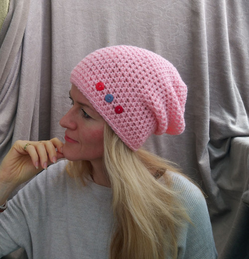 Háčkovaná hučka Candy — foto 2