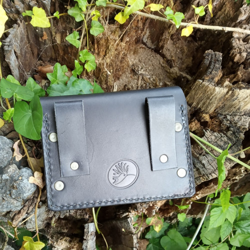 Steampunková kapsa na opasek černá 5 lahviček — foto 5