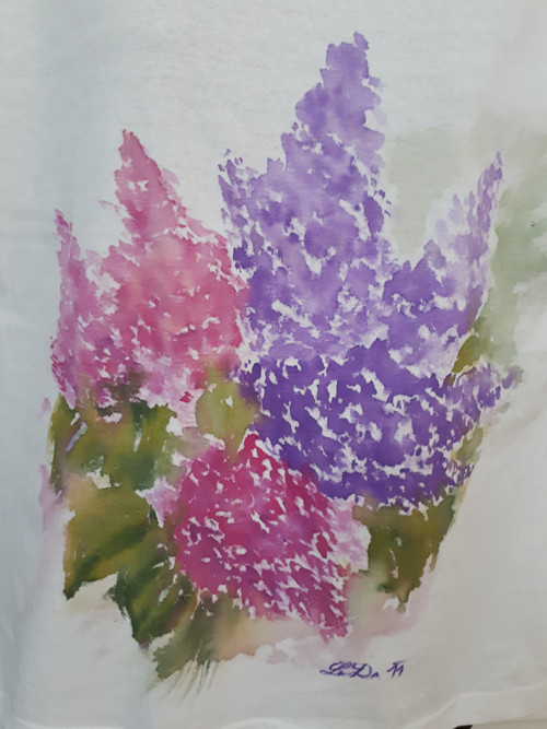 Tričko malované Šeřík — foto 2
