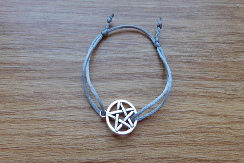 Náramek - Starostříbro-pentagram — foto 4