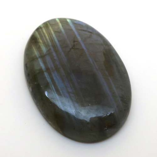 Kabošon modrý labradorit ovál 30mm — foto 5