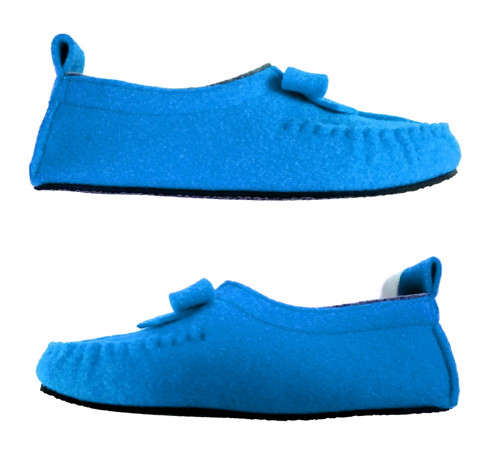 Mokasíny Comfy- Mašle Světle Modré — foto 2