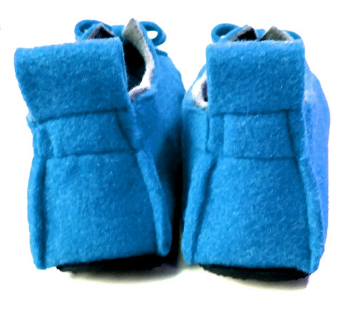 Mokasíny Comfy- Mašle Světle Modré — foto 3