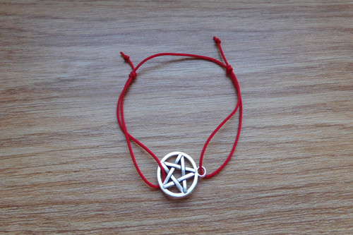 Náramek - Starostříbro-pentagram — foto 3