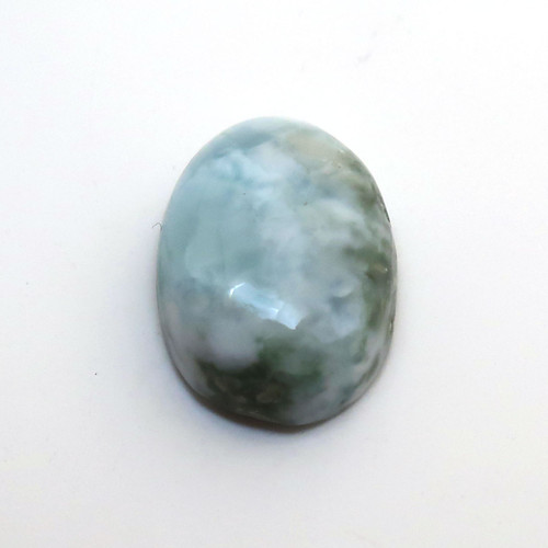 Kabošon larimar ovál 13,6mm — foto 2