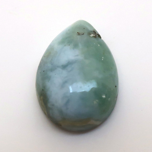 Kabošon larimar kapka 14,5mm — foto 2