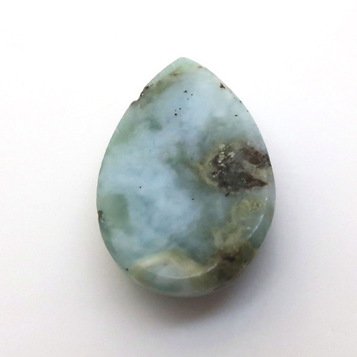 Kabošon larimar kapka 14,5mm — foto 4