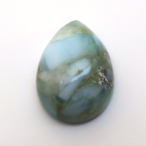 Kabošon larimar kapka 13,5mm — foto 2