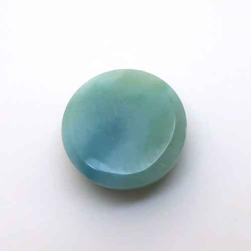 Kabošon larimar kruh 11,2mm — foto 4