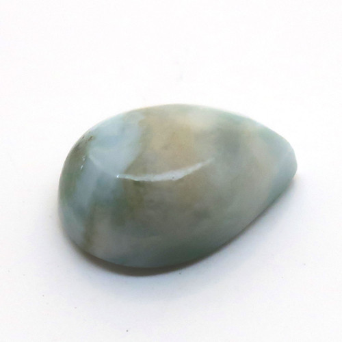 Kabošon larimar kapka 14,1mm — foto 3