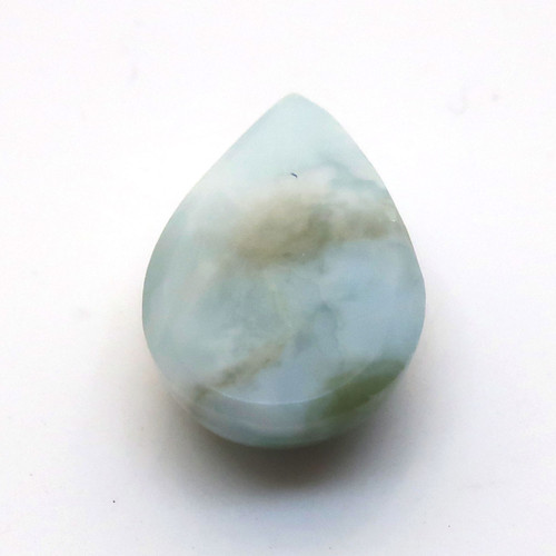 Kabošon larimar kapka 14,1mm — foto 4
