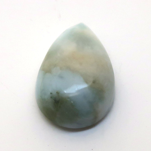 Kabošon larimar kapka 14,1mm — foto 2