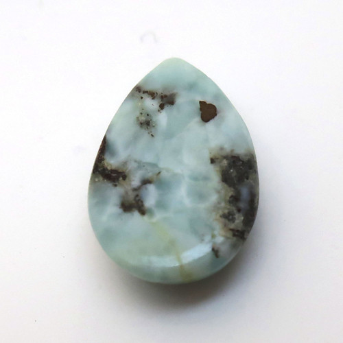 Kabošon larimar kapka 13,9mm — foto 4