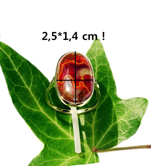 ZLATÝ prsten ACHÁT MAROKO 25*14 — foto 2