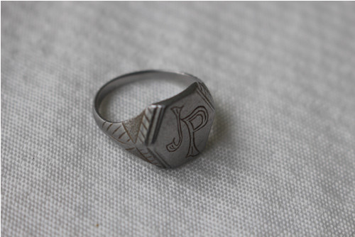 Pánský prsten s monogramem JP — foto 3