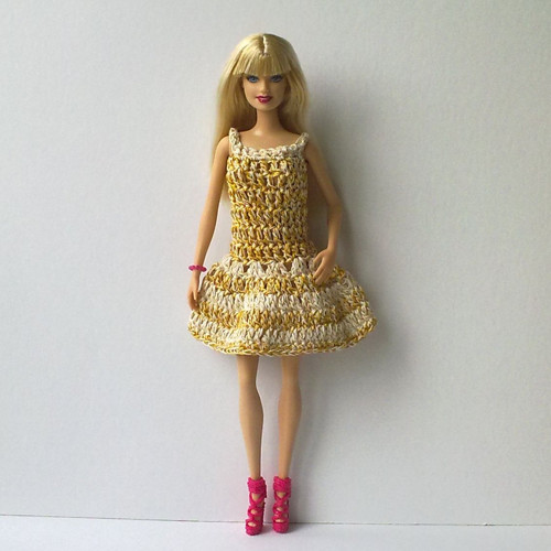 Oblečky pro Barbie - šaty + kabelka — foto 3