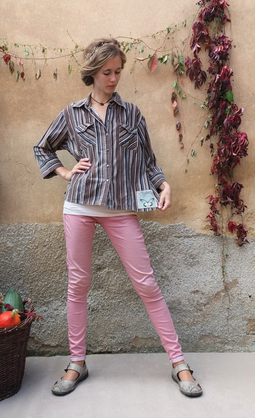 Manšestrová Košile S Motýlem — foto 2