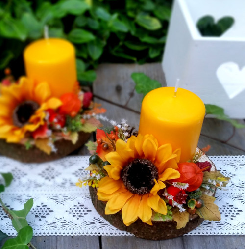 Svícny s vonnou svíčkou — foto 3