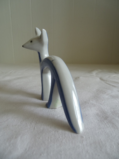 Liska-modrobily porcelan — foto 2