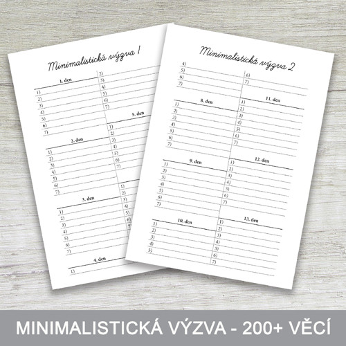 Minimalistická výzva BW - 200+ věcí — foto 3